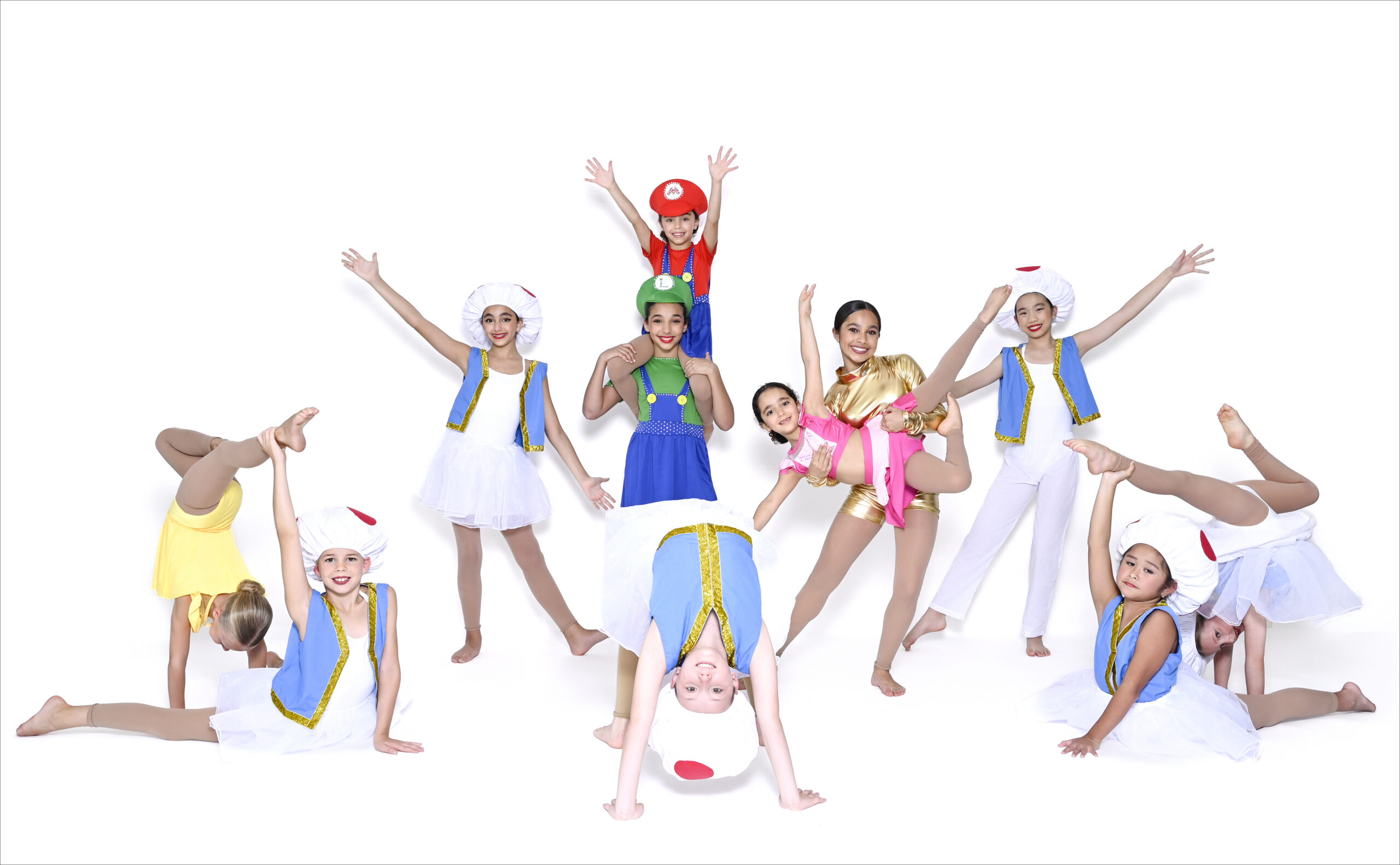 Students dancing at Dance Infinity, a Dubai dance studio